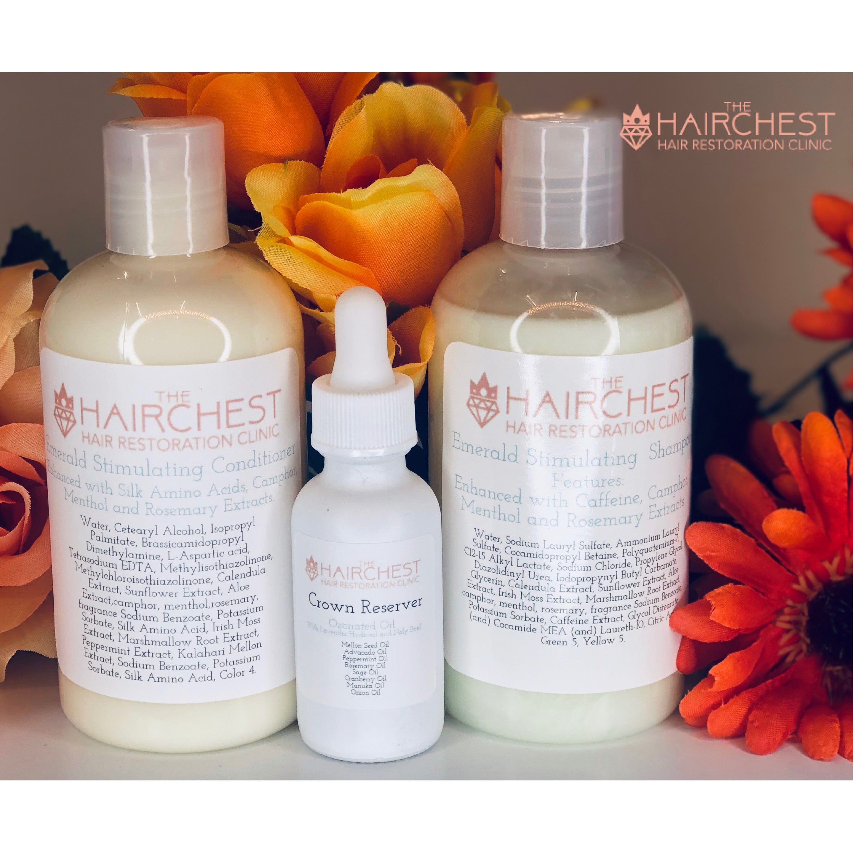 Emerald Shampoo & Conditioner Set | The Hair Chest Hair